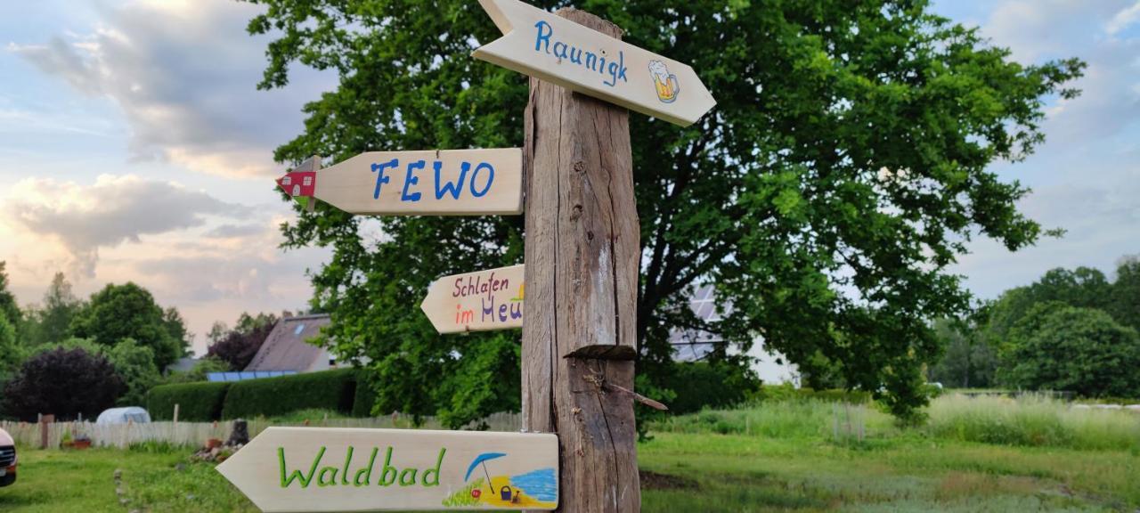 Ferienwohnung & Campingplatz Vor Dem Berg Heideblick 외부 사진